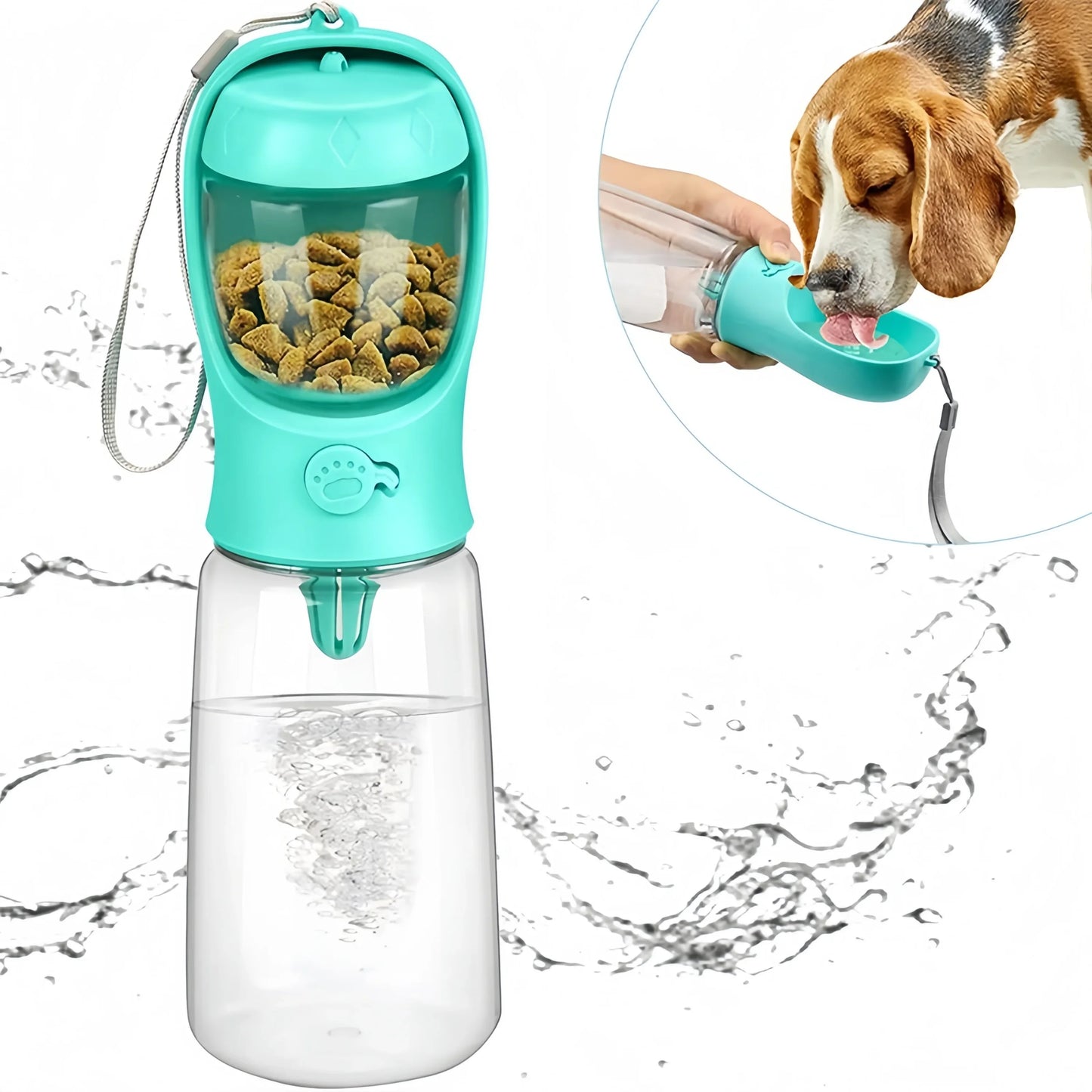 Zeenest™ AquaGo Travel Bottle portable pet water bottle