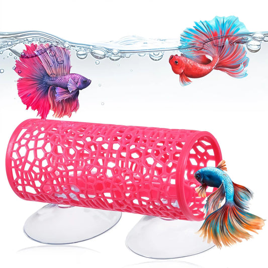 Zeenest™ AquaTunnel Hideout aquarium cave tunnel decor on white background