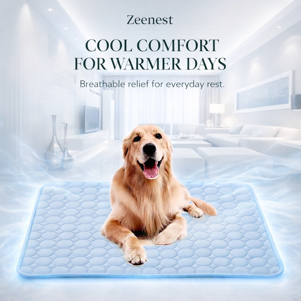 Zeenest™ ChillRest Pet Cooling Mat for dogs and cats