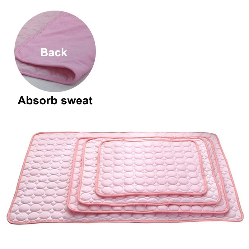 Back view of Zeenest™ ChillRest Pet Cooling Mat showing underside and stitching02