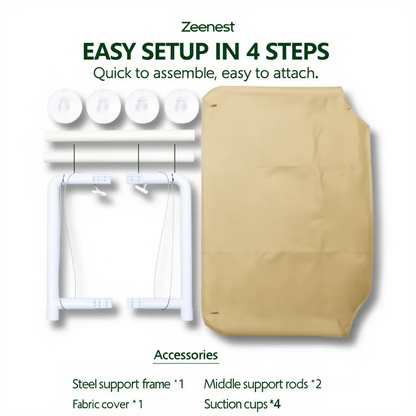 How to install Zeenest™ CloudView Window Hammock for Cats on a window