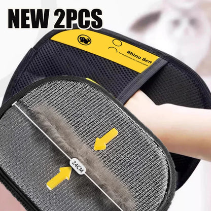 Zeenest™ Gentle Touch grooming glove set of two pieces