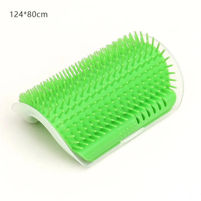 Zeenest™ Self-Groom Corner Brush in color 01 green