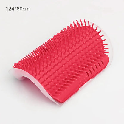 Zeenest™ Self-Groom Corner Brush in color 07 red